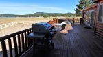 Large Back Deck with Seating, BBQ and Views